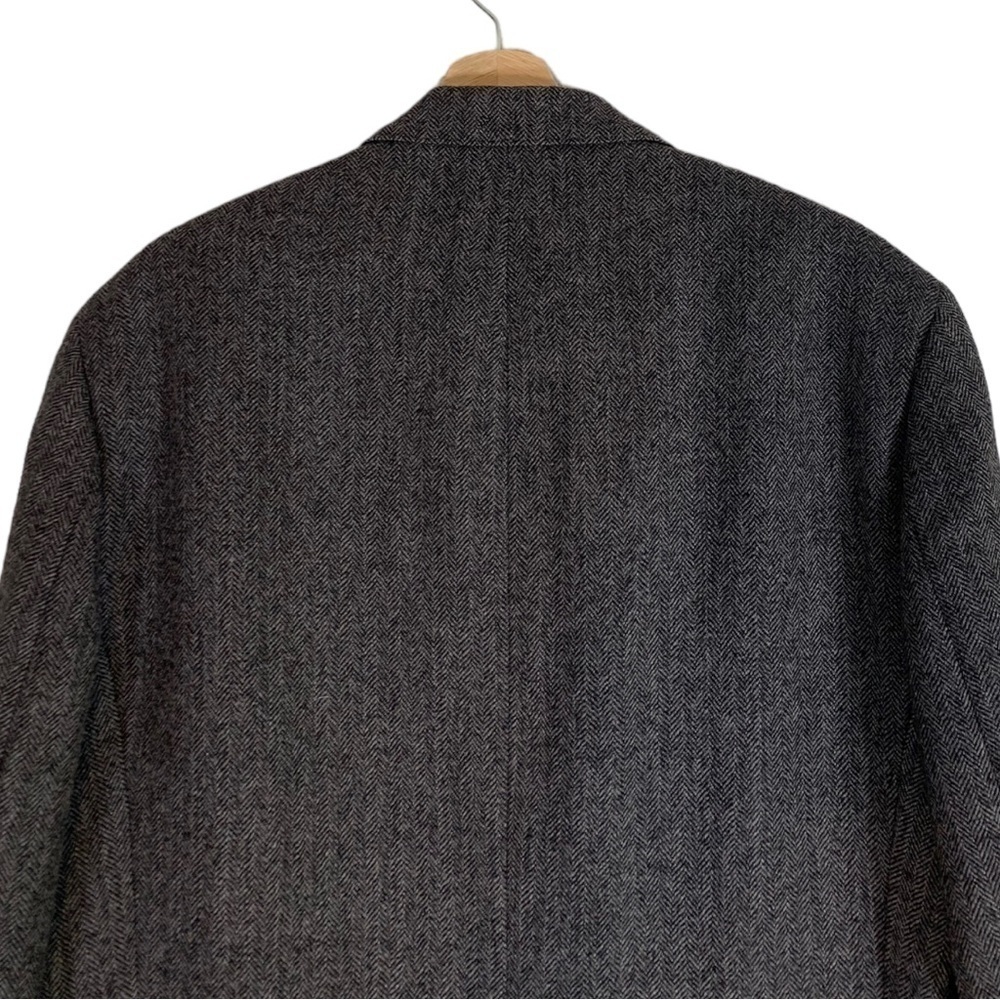 Ralph Lauren Black Label Soft Tailored Slim Fit Wool Blazer Size 48R Grey - Picture 5 of 11